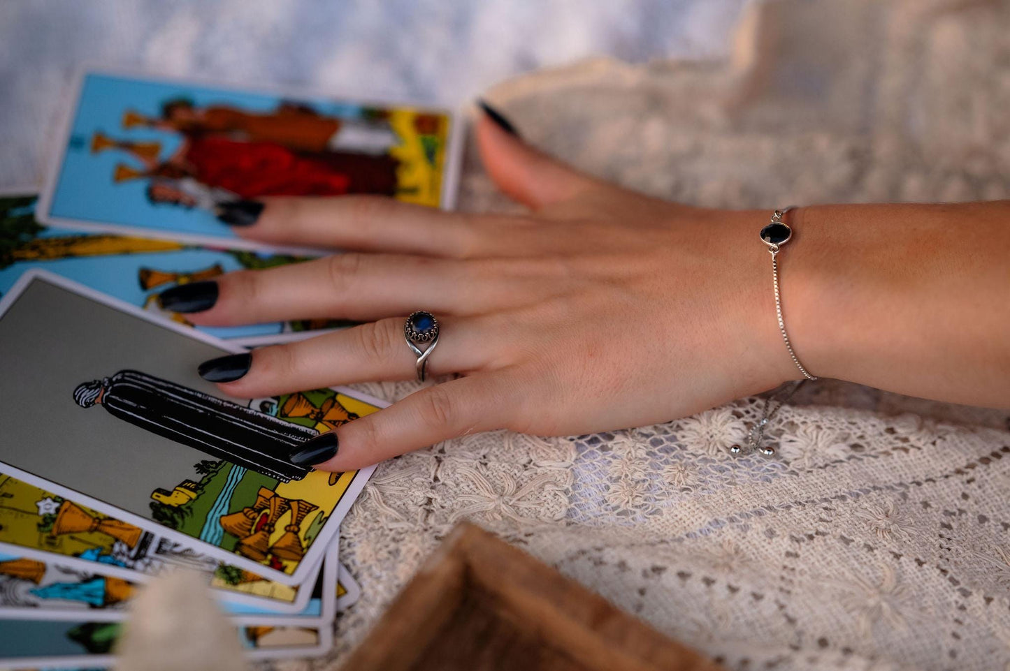 Labradorite Adjustable Boho Ring