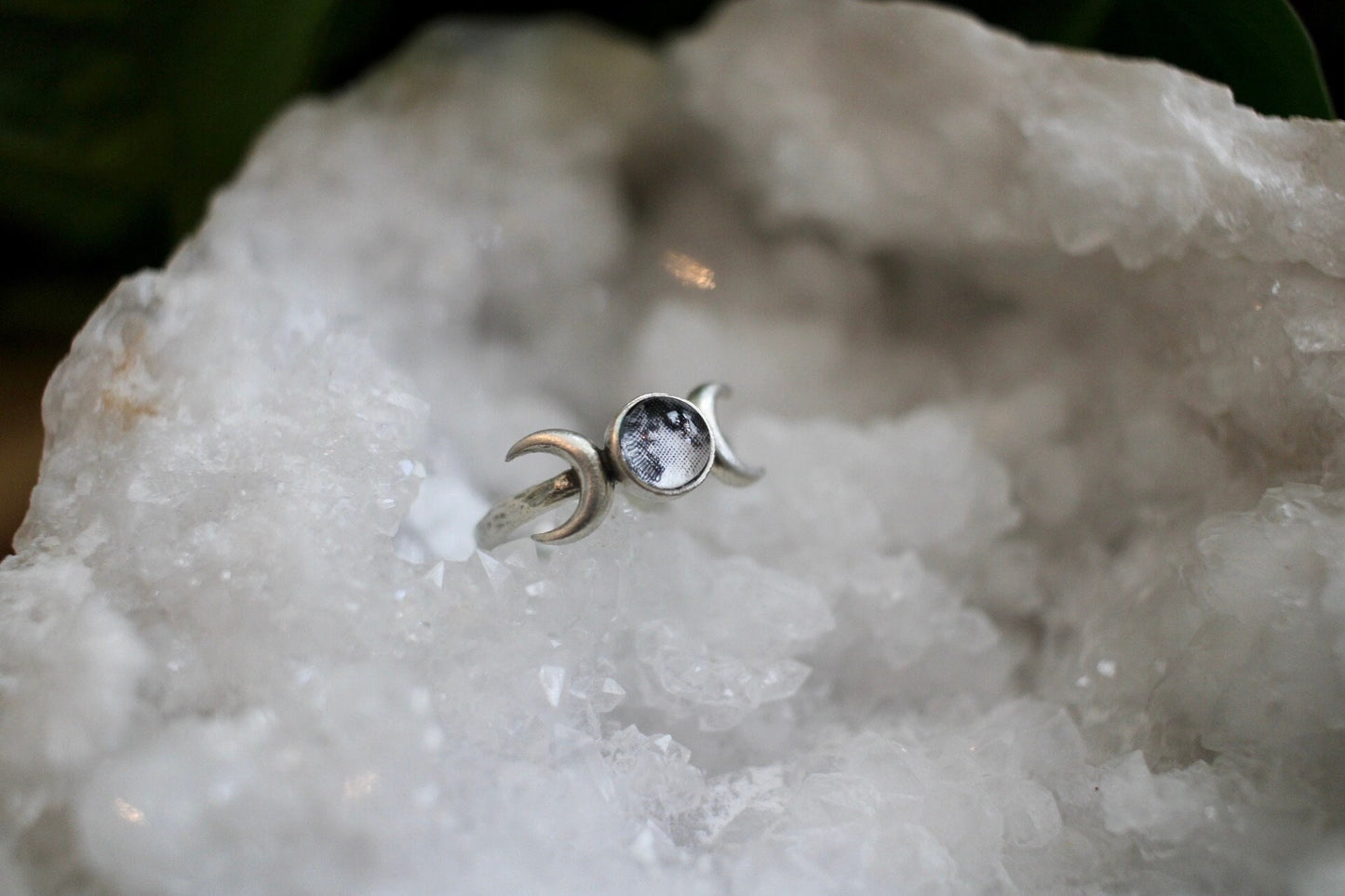 Triple Moon Adjustable Ring
