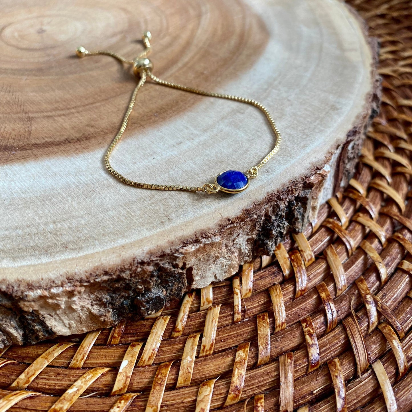 Dainty Blue Lapis Bracelet