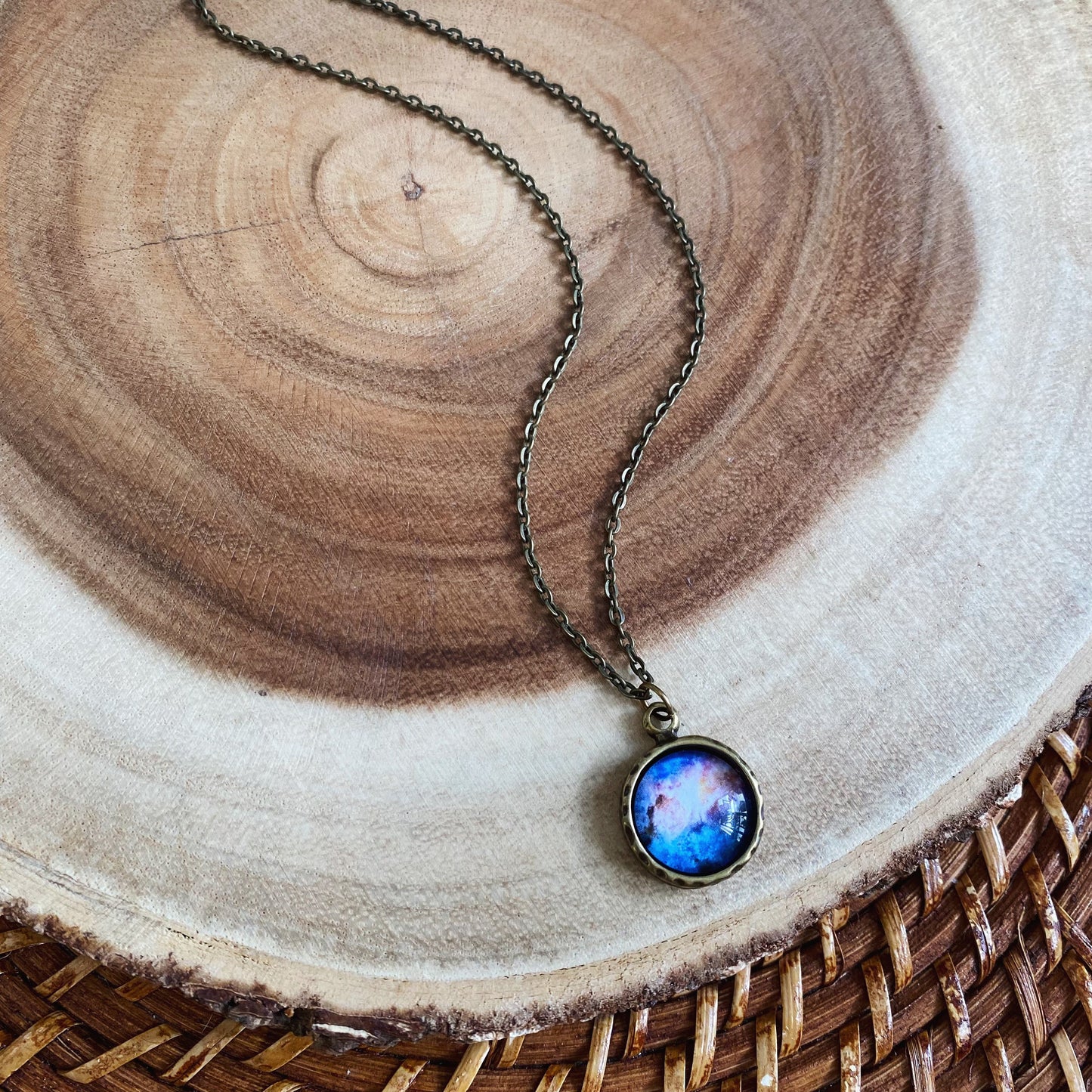 Dainty Galaxy Pendant Necklace
