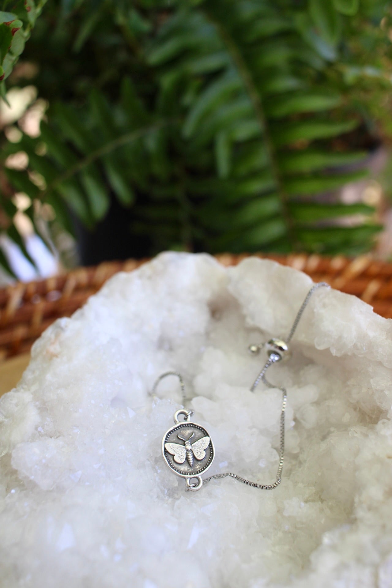 Dainty Moth Bracelet