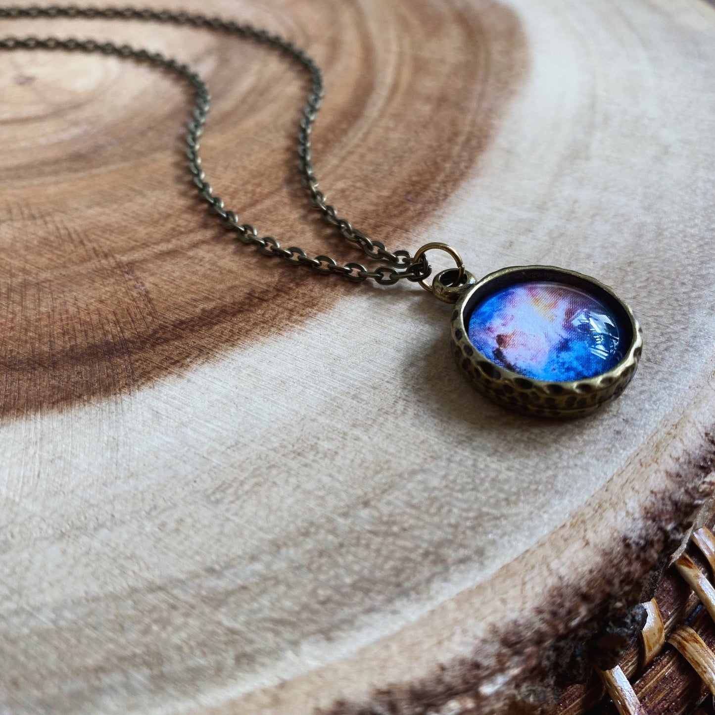 Dainty Galaxy Pendant Necklace
