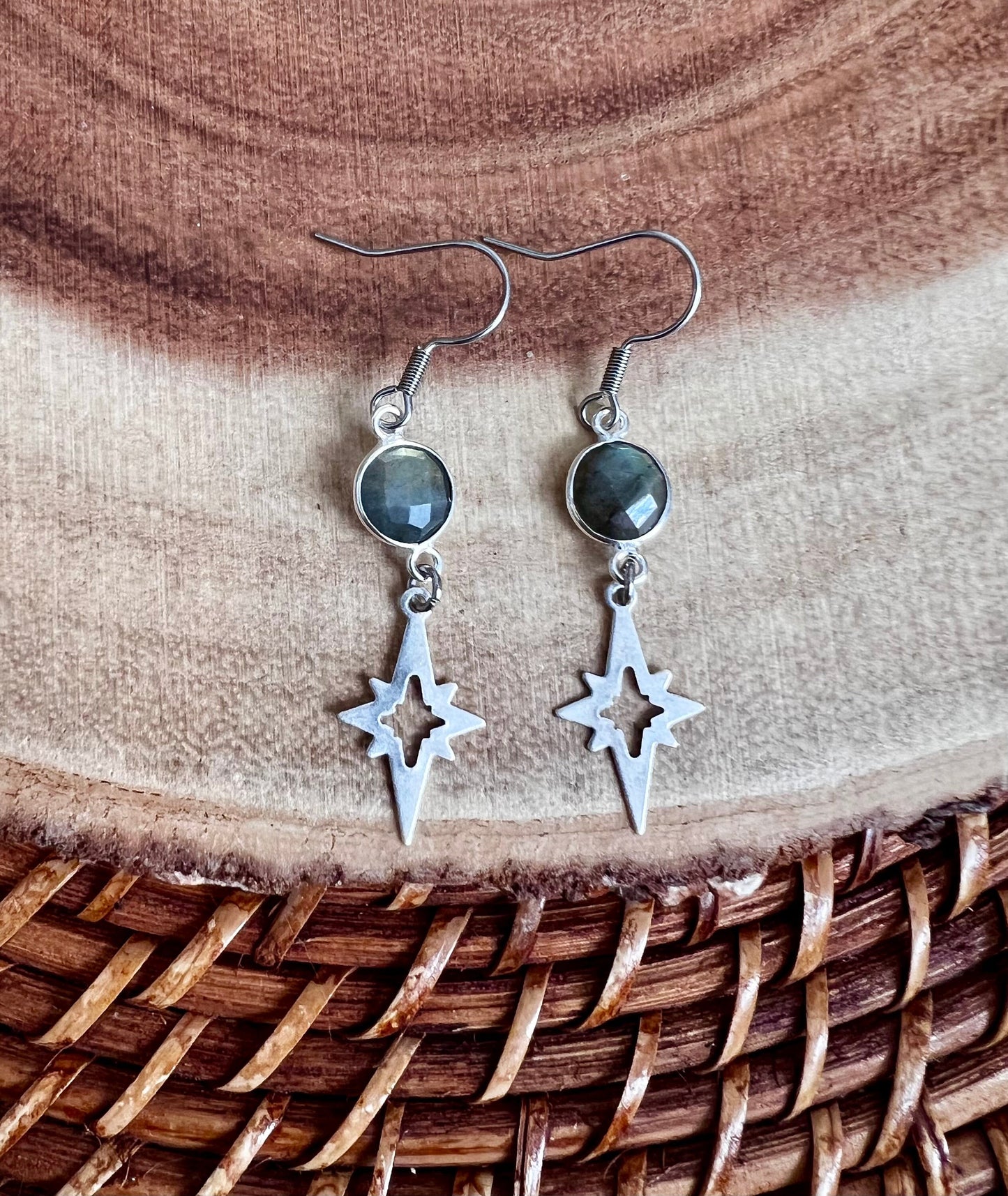 Labradorite Polaris Dangle Earrings