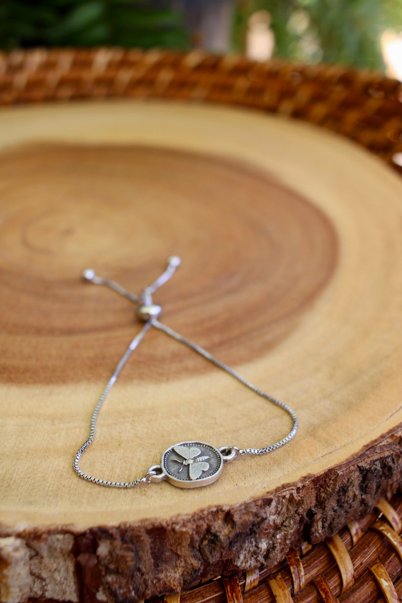 Dainty Moth Bracelet