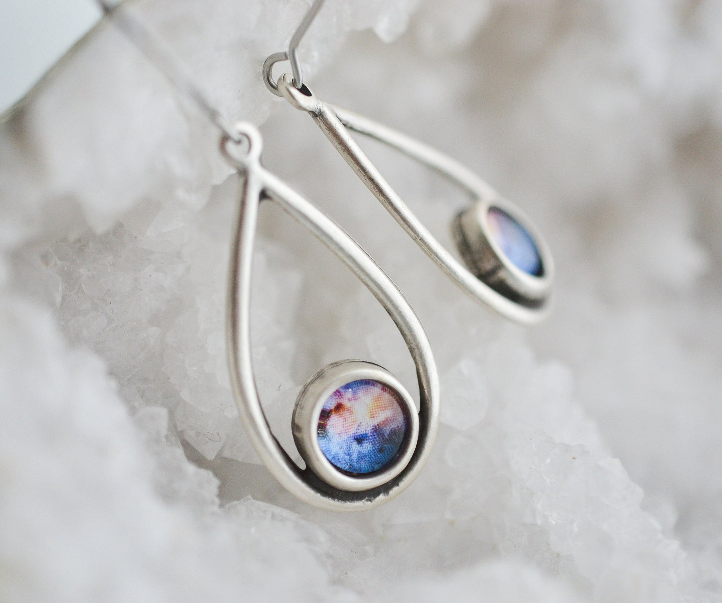 Galaxy Dangle Drop Earrings