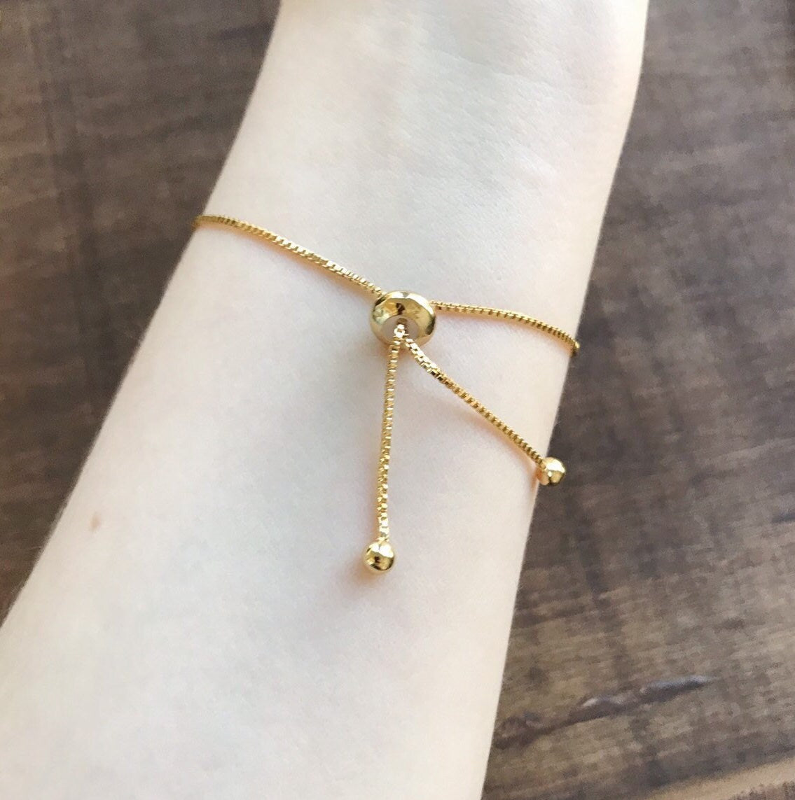 Sun and Moon Phases Gold Bracelet