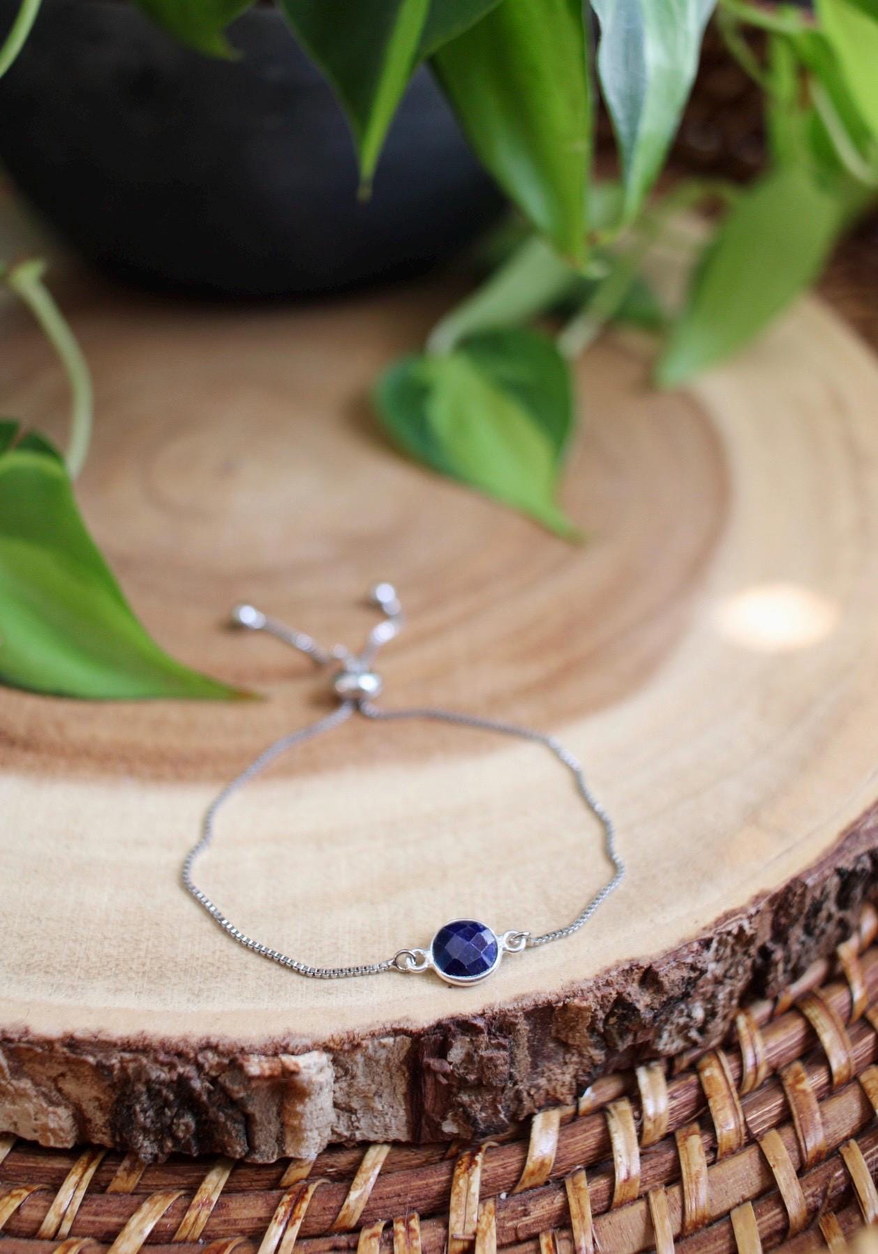 Sapphire Silver Bracelet