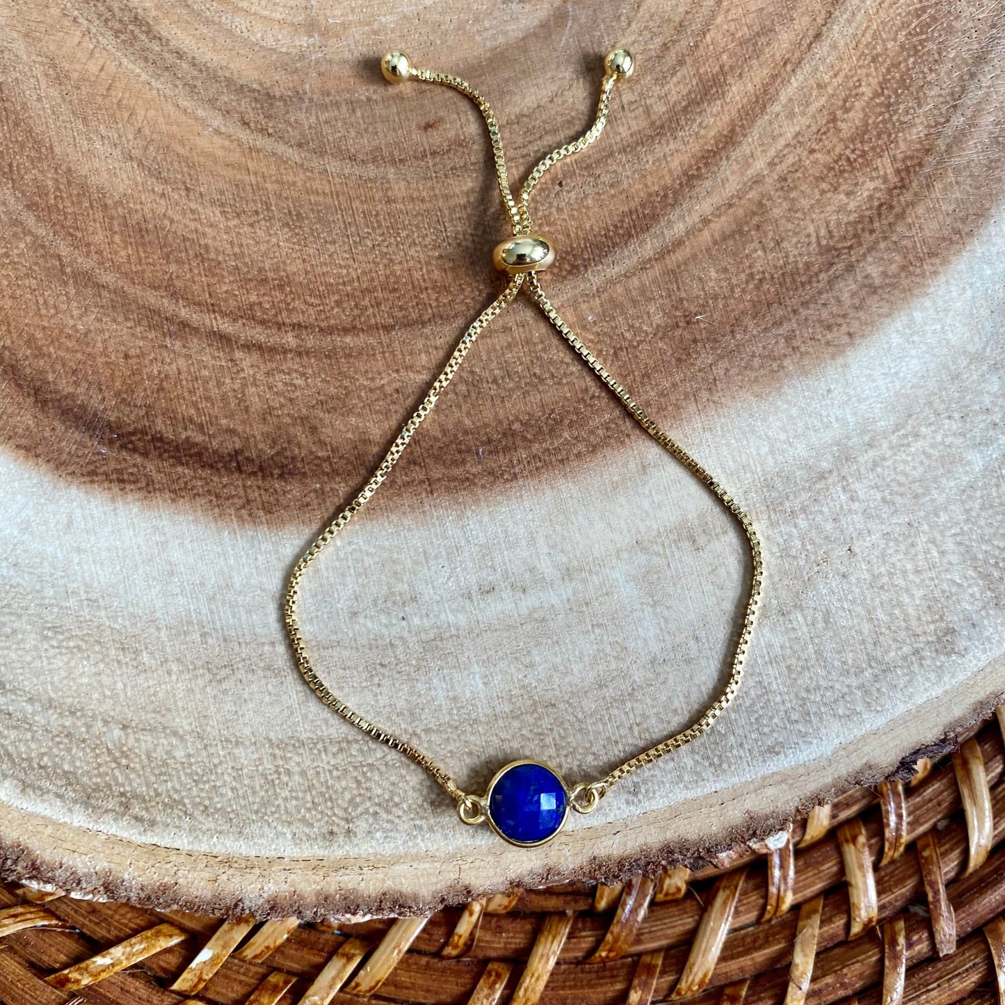 Dainty Blue Lapis Bracelet