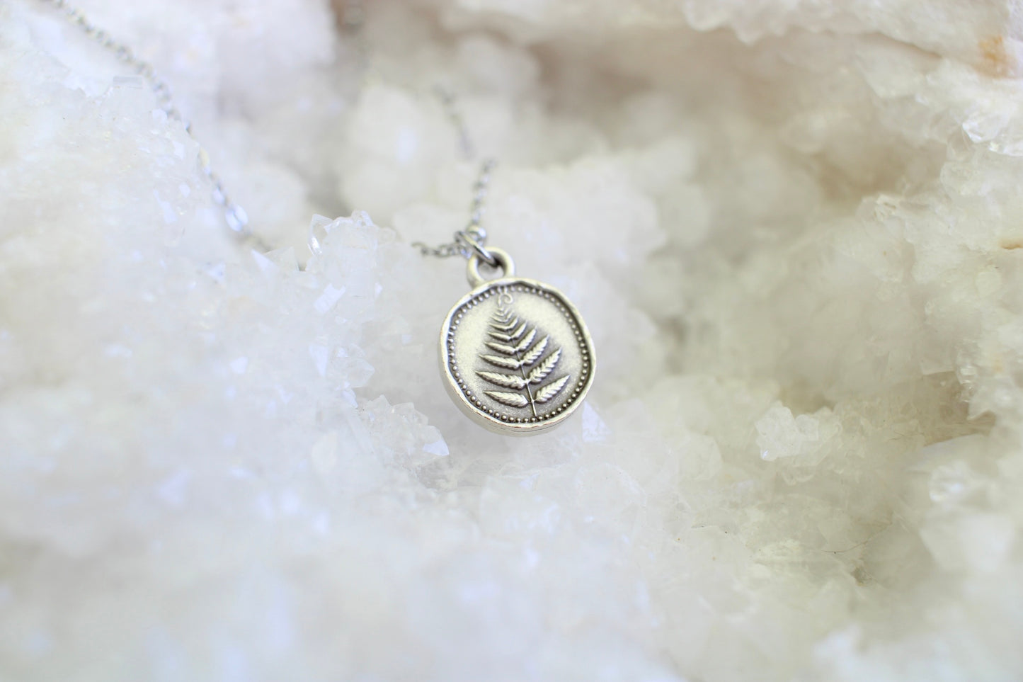 Dainty Fern Charm Necklace