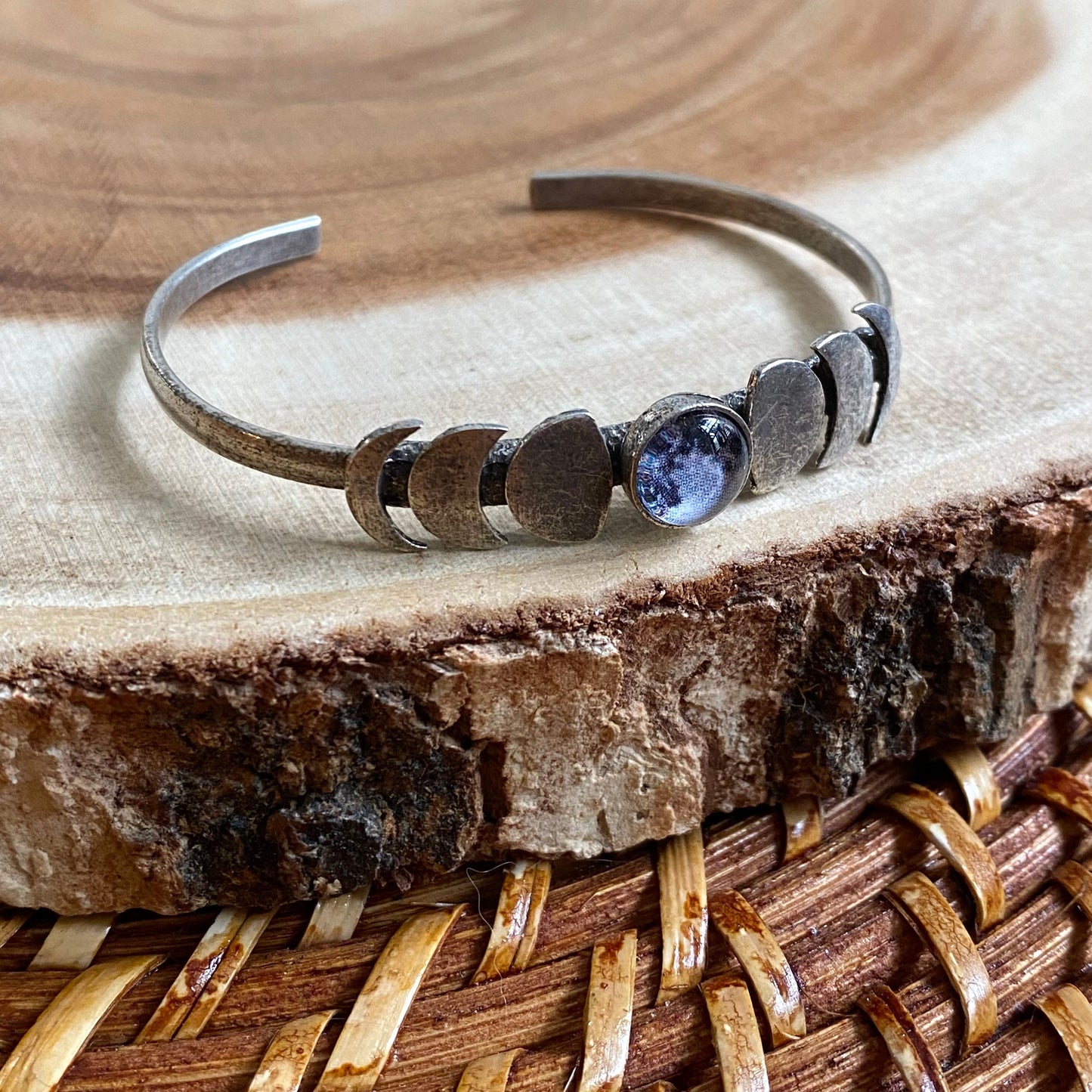 Moon Phase Cuff Bracelet