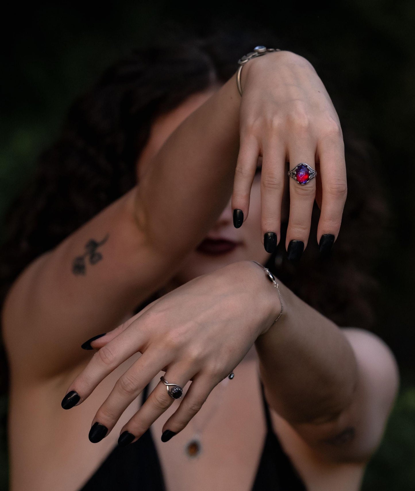 Dragons Breath Fire Opal Ring