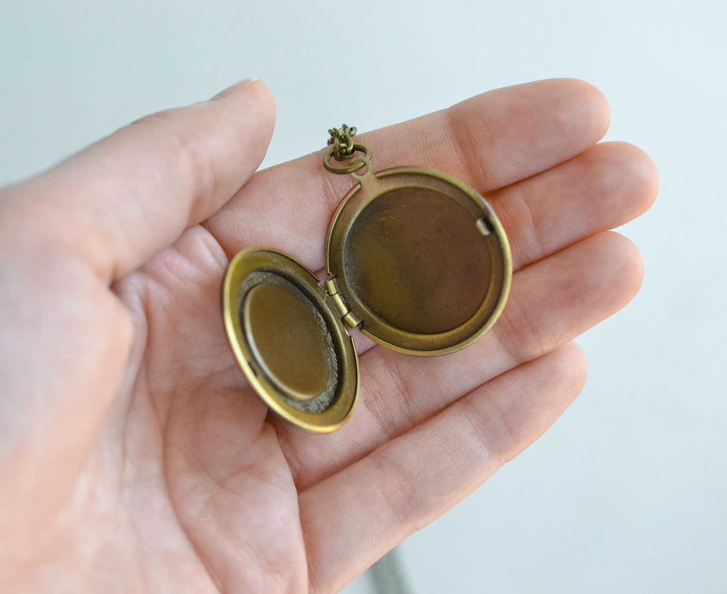 Pansy Locket Photo Necklace