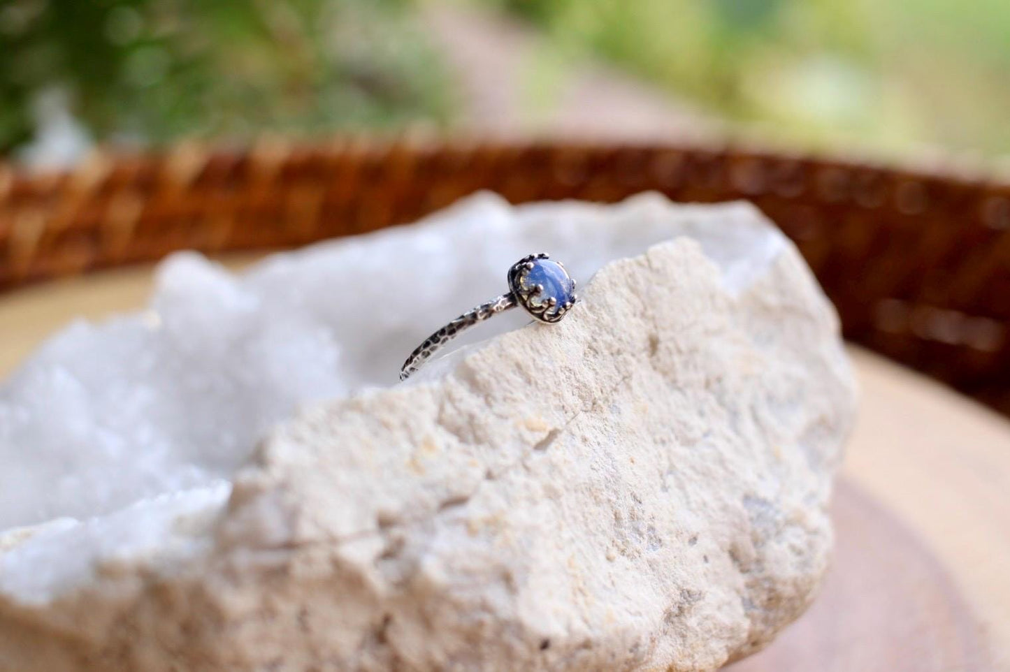 Opalite Dainty Minimalist Stacking Ring