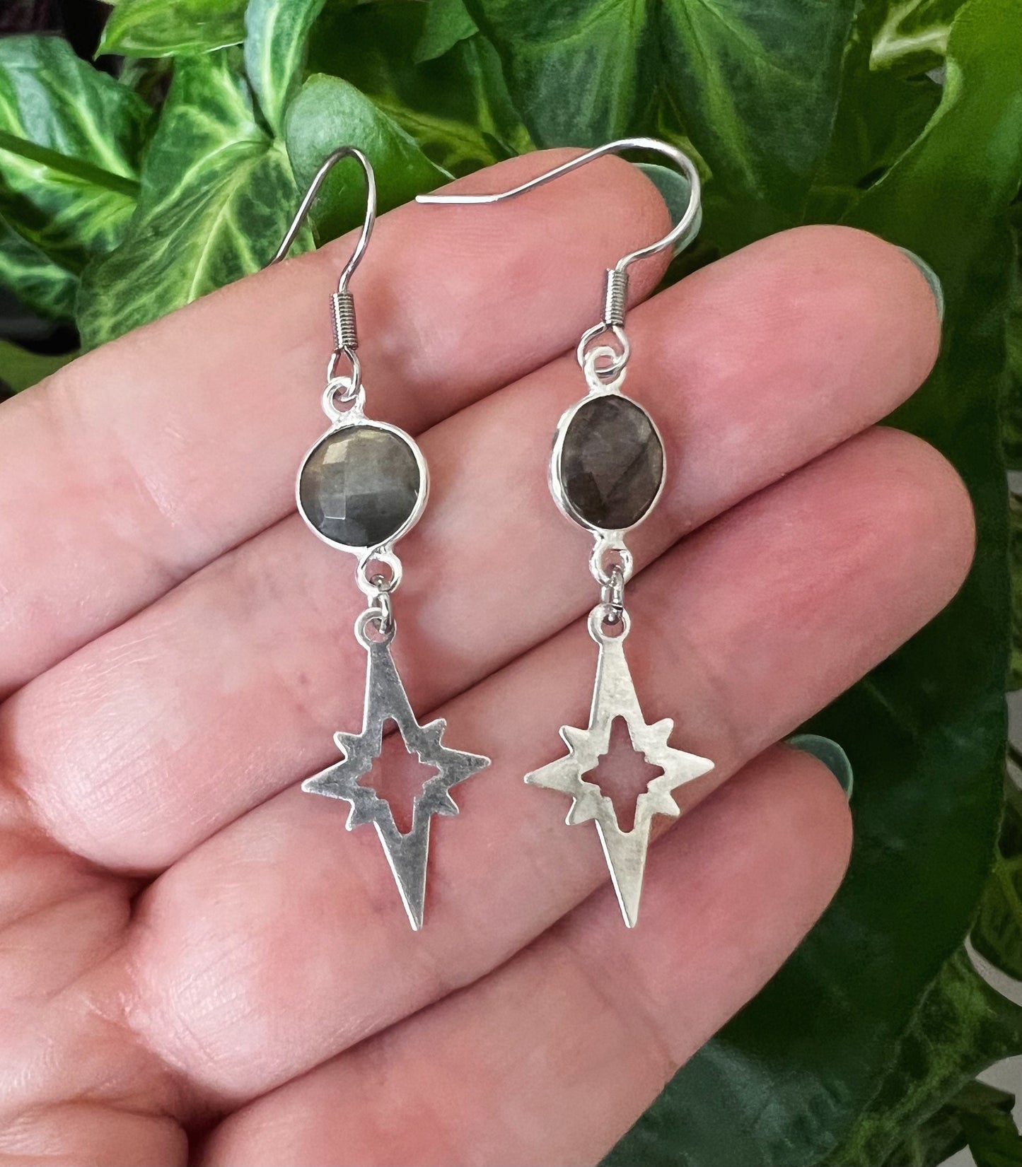 Labradorite Polaris Dangle Earrings