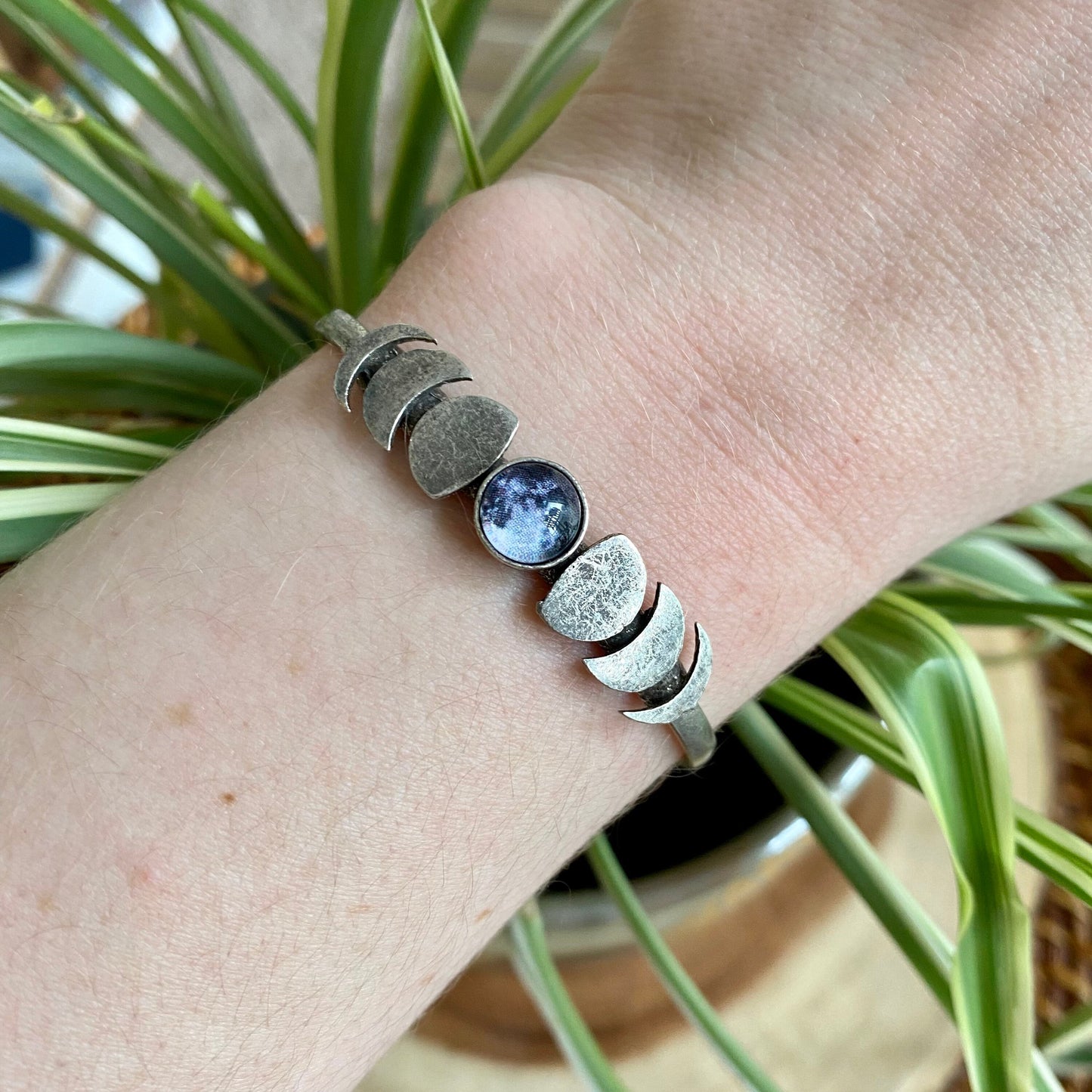 Moon Phase Cuff Bracelet