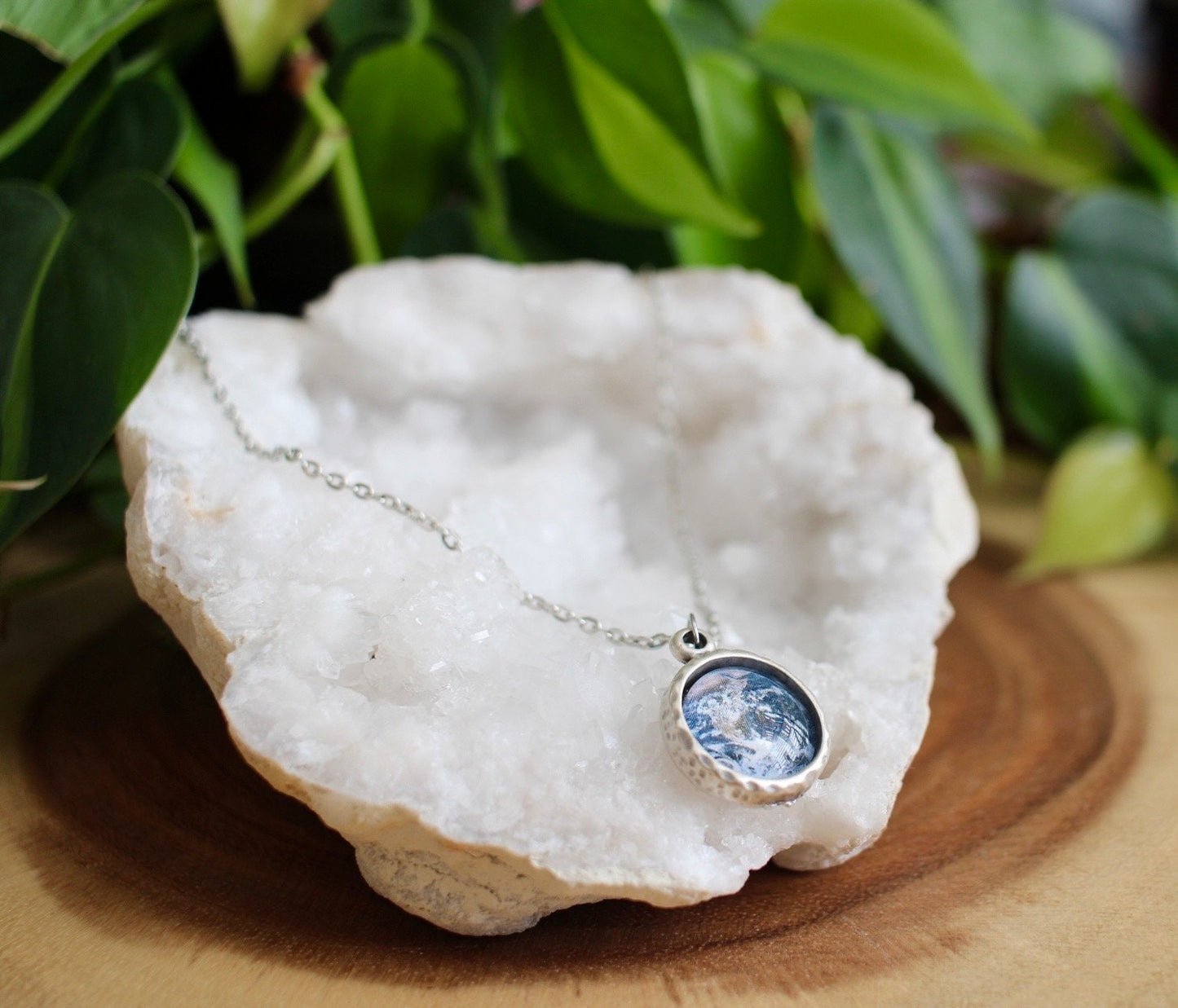 Earth Pendant Necklace