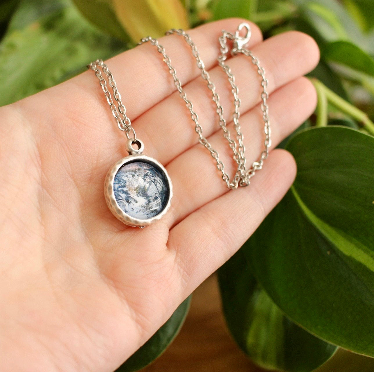 Earth Pendant Necklace