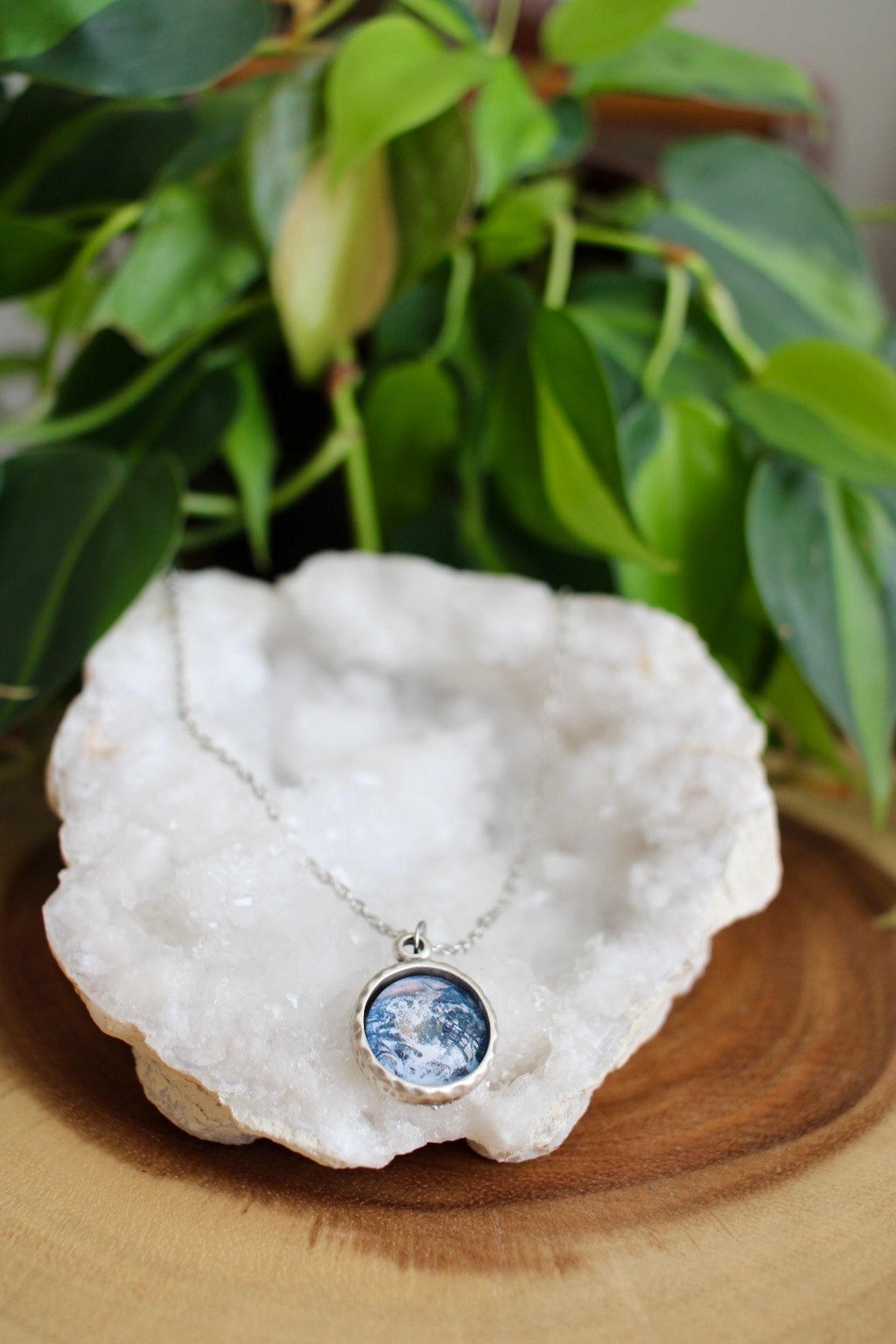 Earth Pendant Necklace
