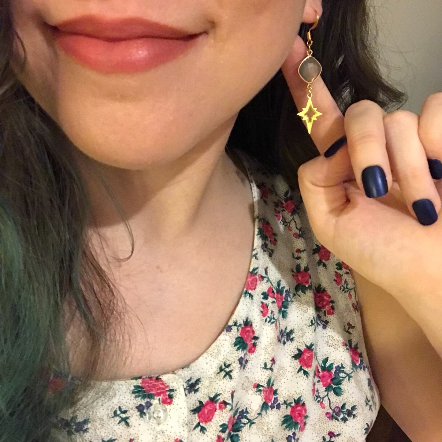 Labradorite Polaris Dangle Earrings