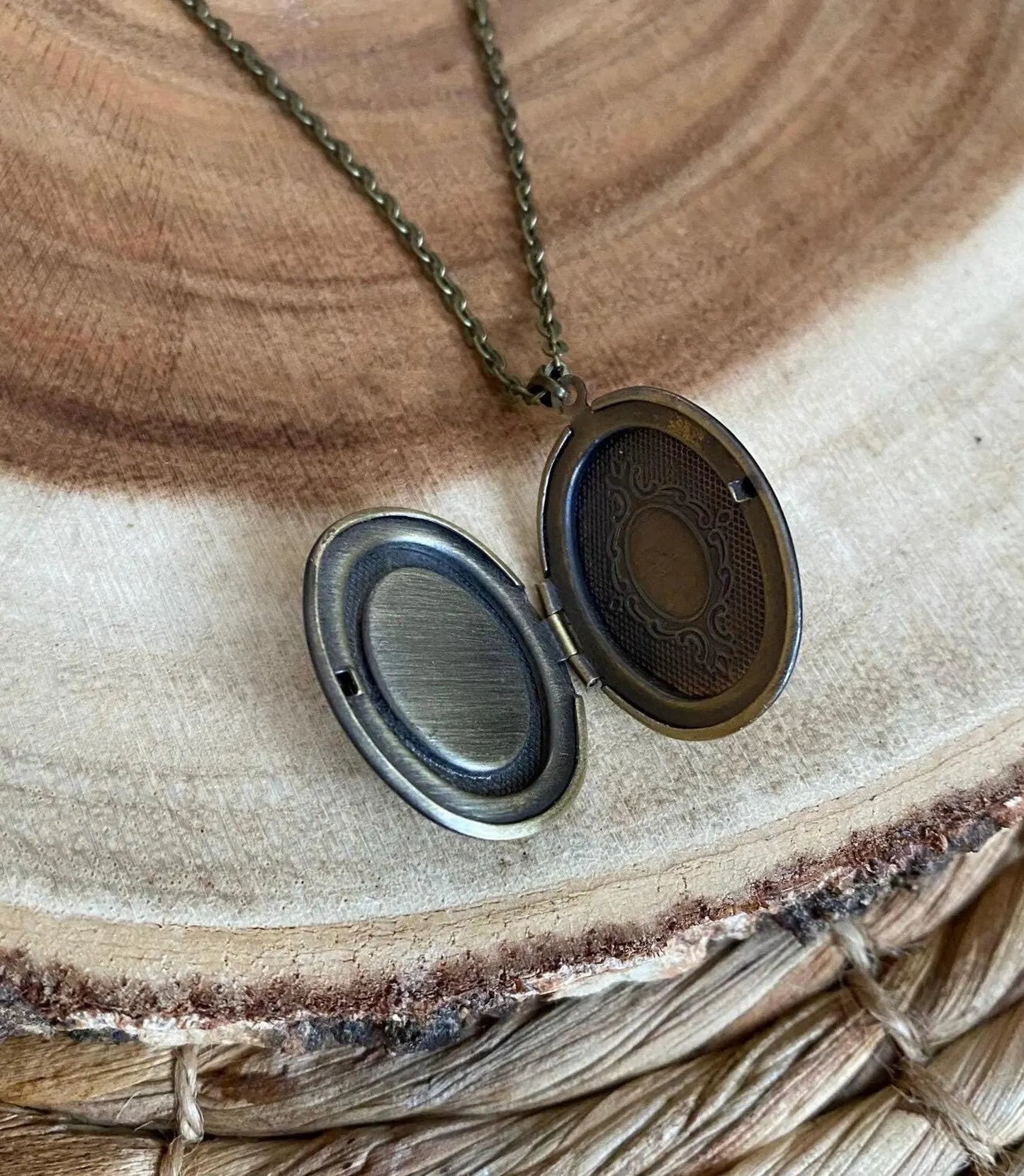 Sun & Moon Face Locket Necklace