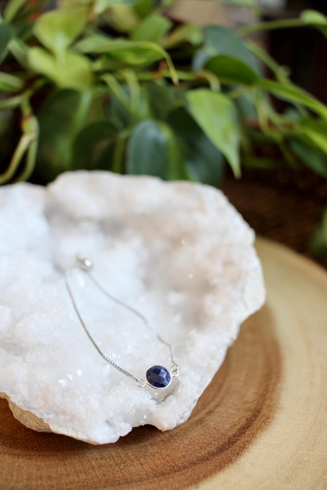 Sapphire Silver Bracelet