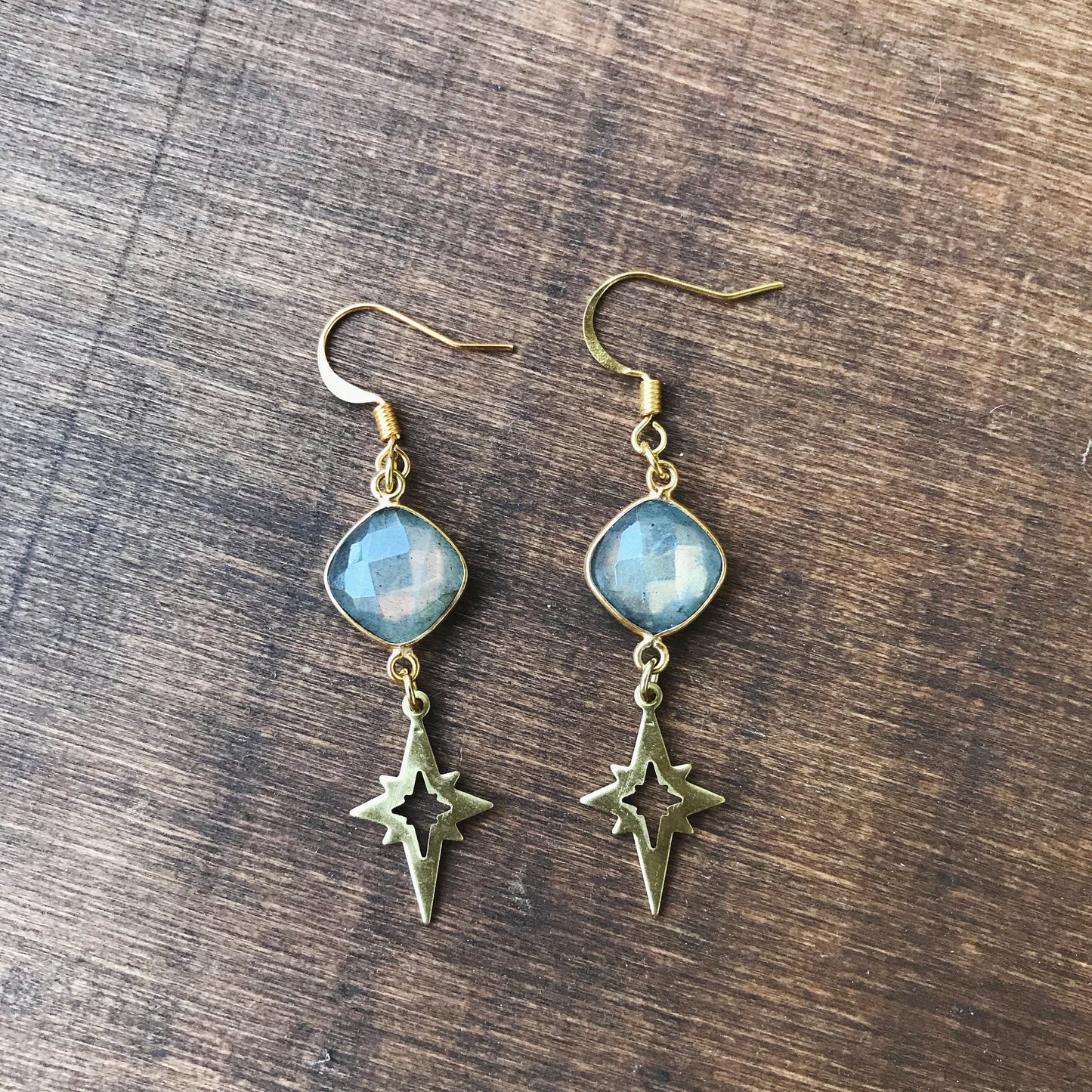 Labradorite Polaris Dangle Earrings