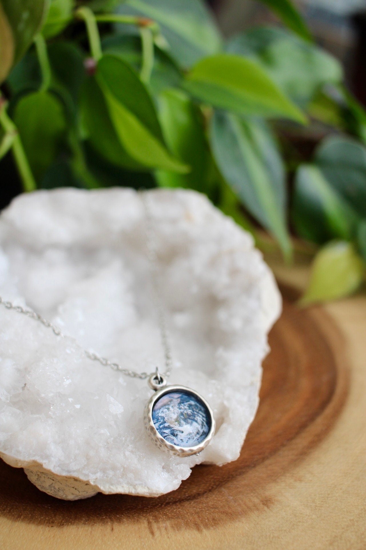 Earth Pendant Necklace