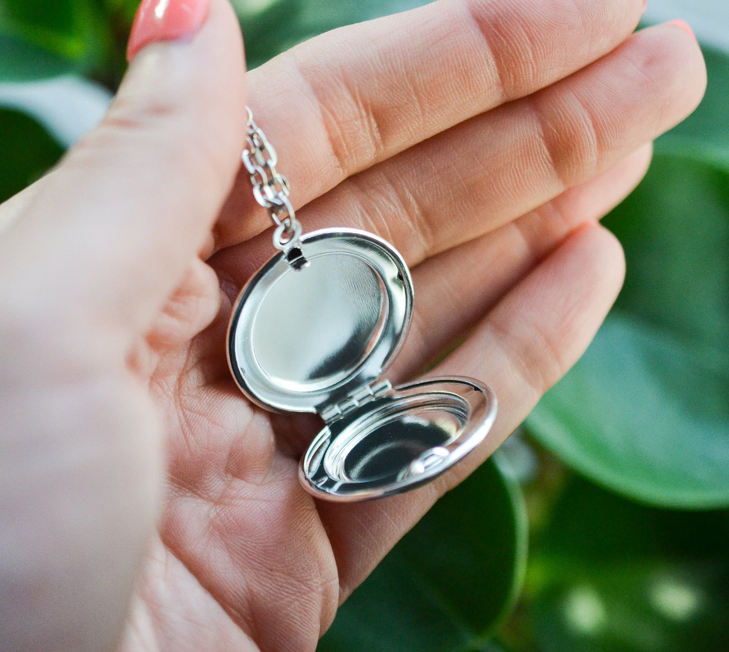 Dragonfly Locket Photo Necklace