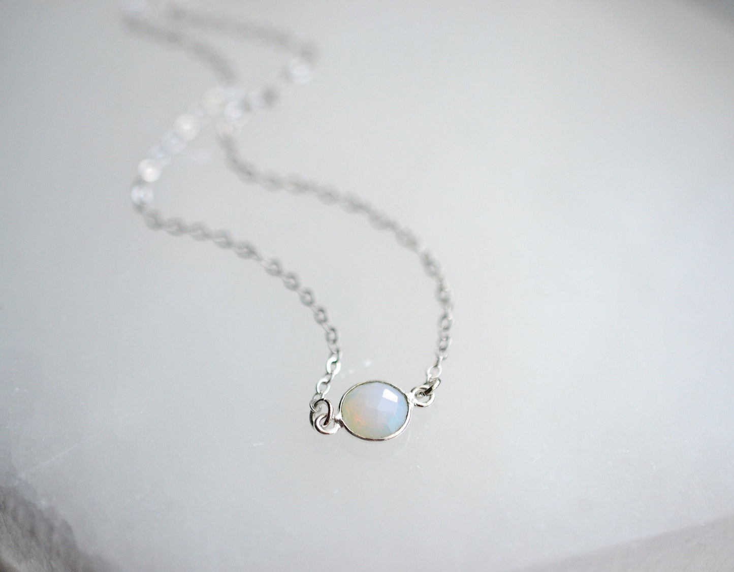 Dainty Opalite Choker Necklace