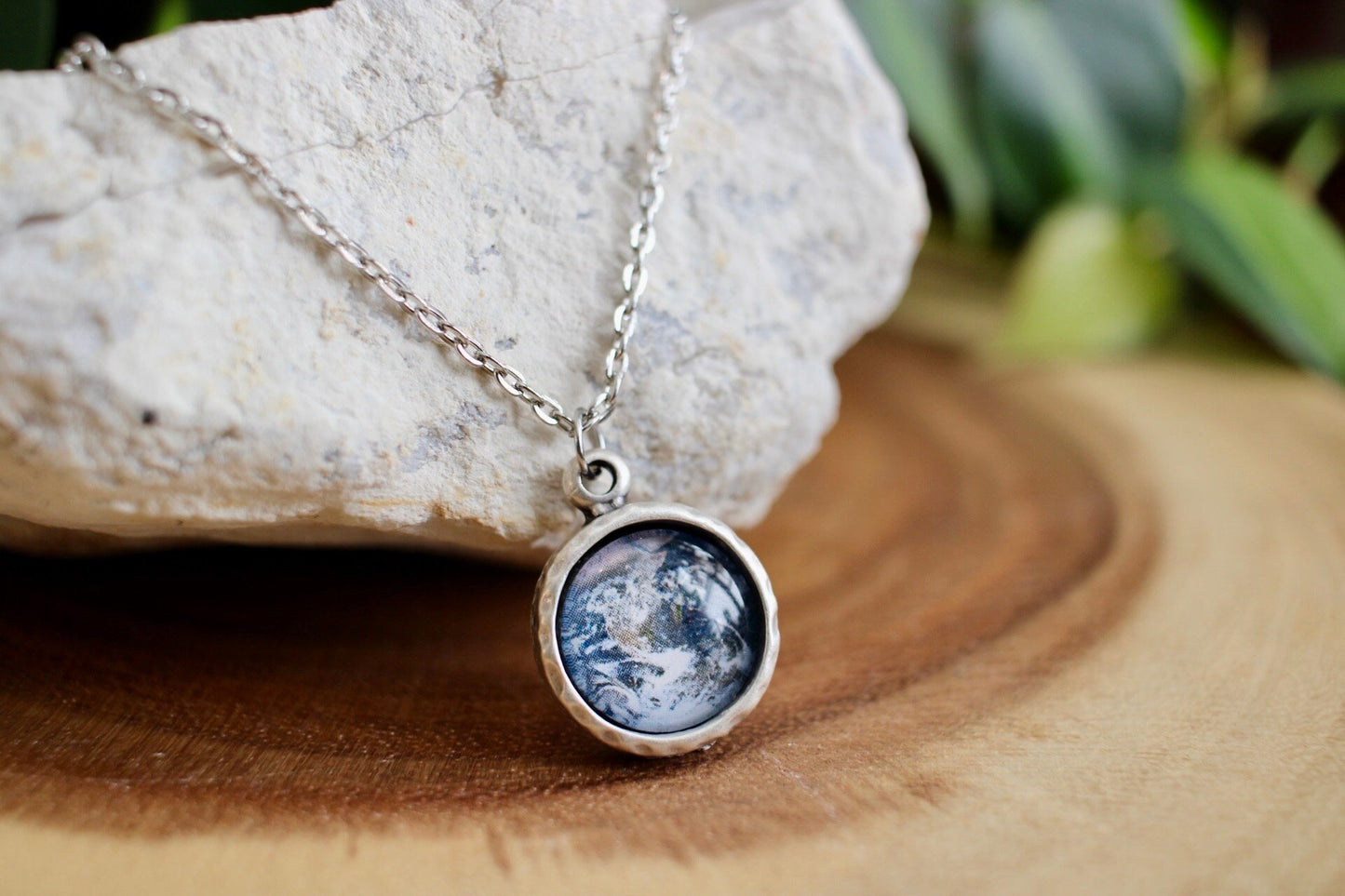 Earth Pendant Necklace
