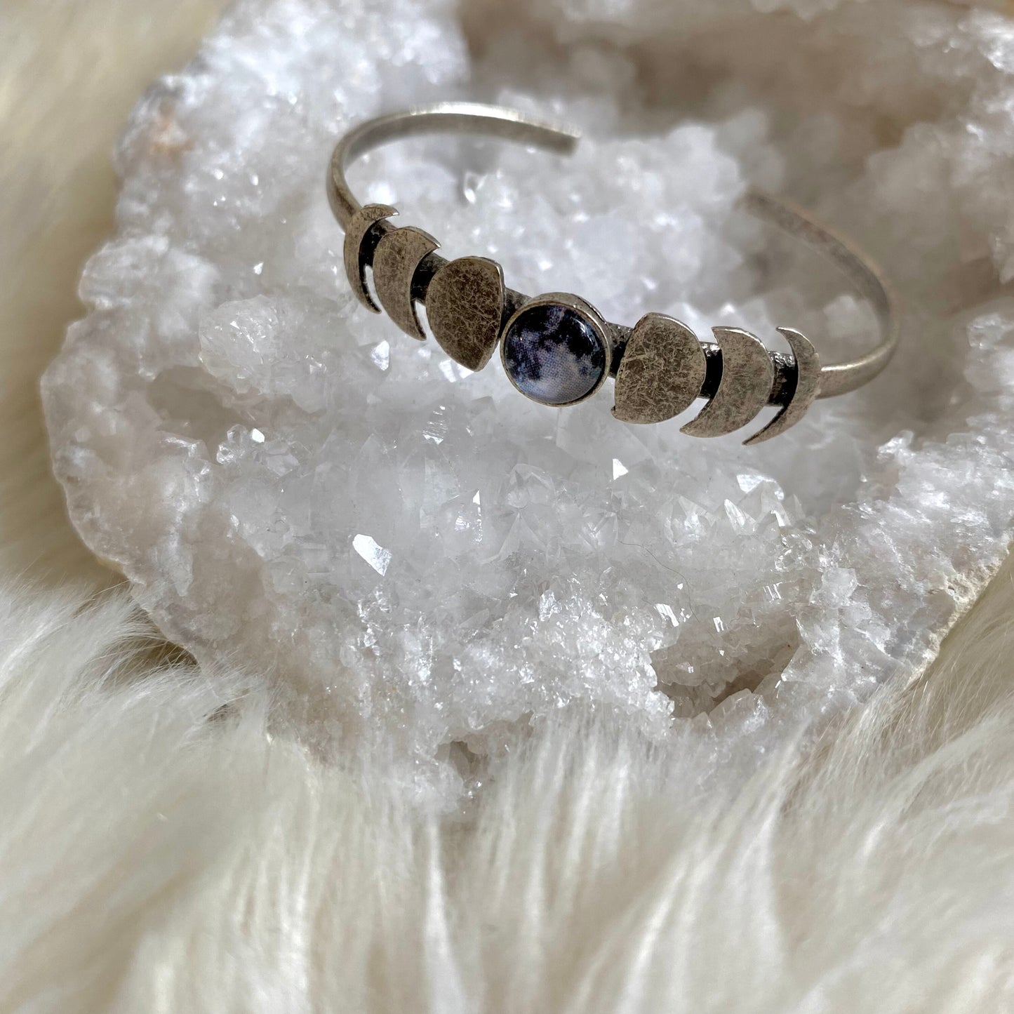 Moon Phase Cuff Bracelet