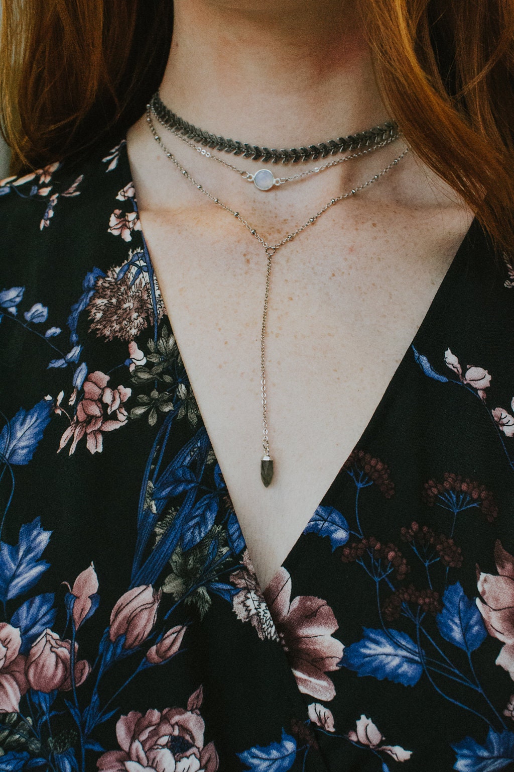 Dainty Opalite Choker Necklace