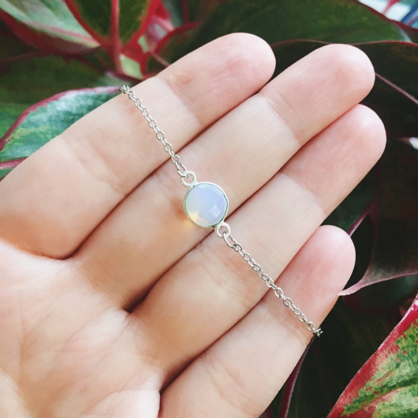 Dainty Opalite Choker Necklace