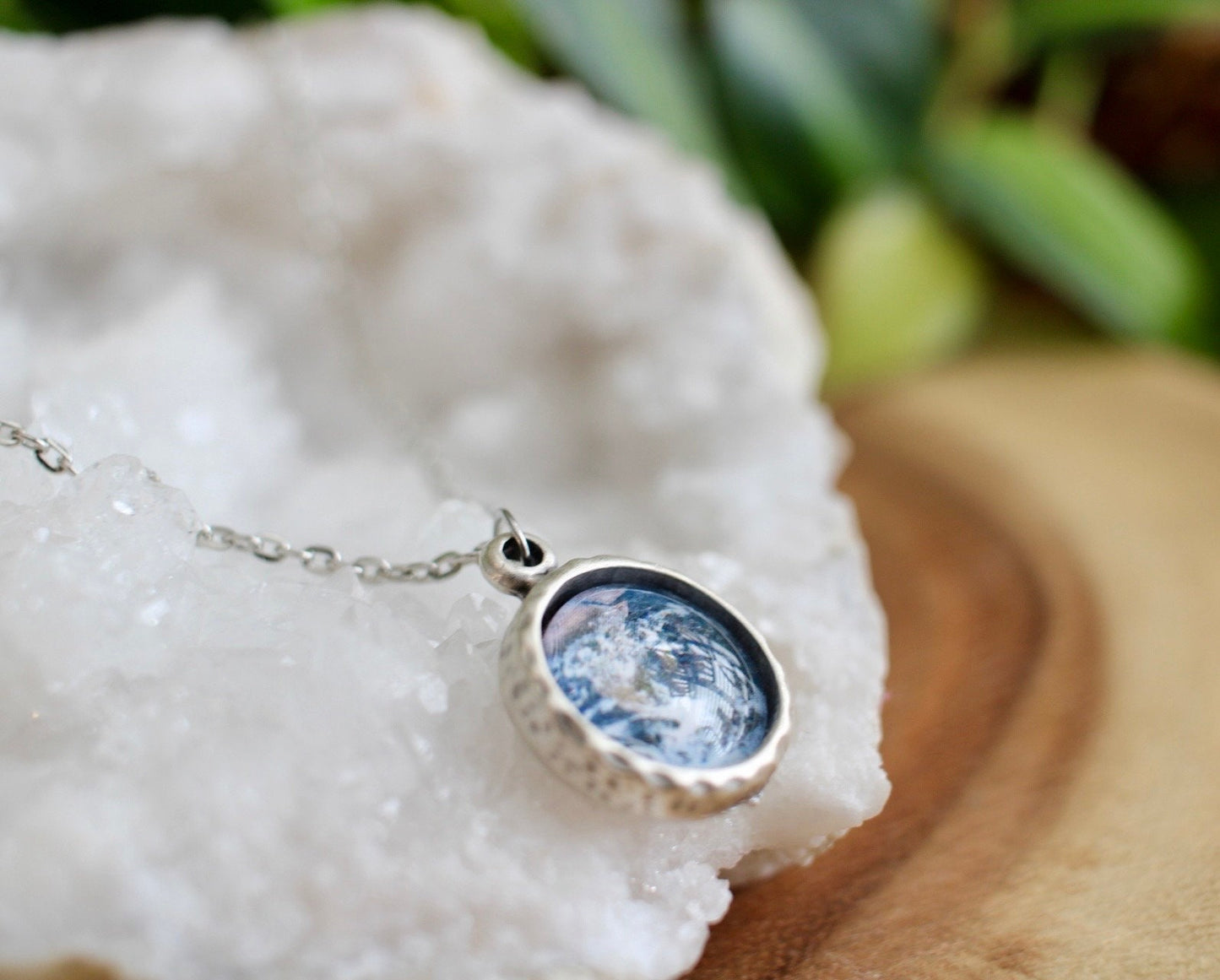 Earth Pendant Necklace