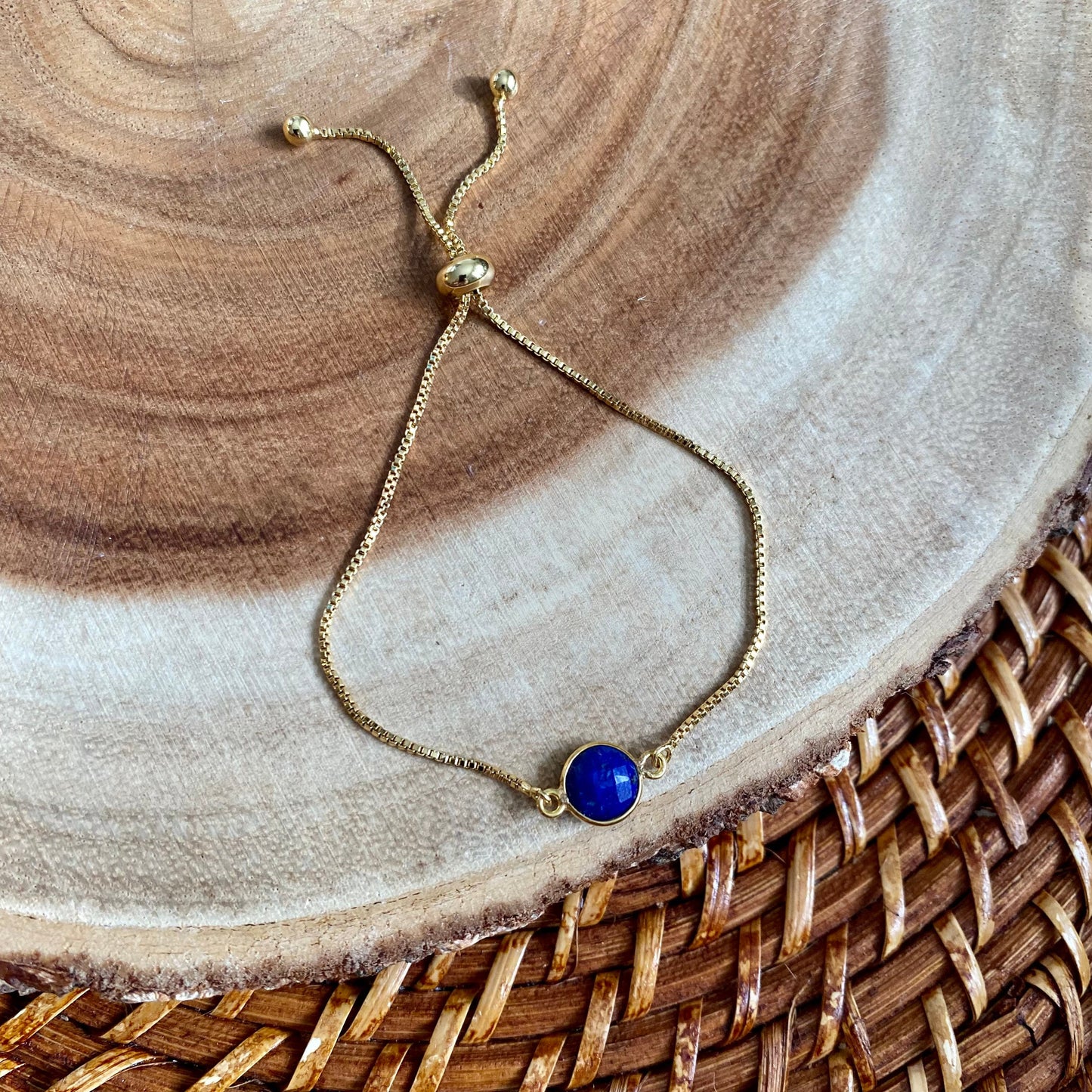 Dainty Blue Lapis Bracelet