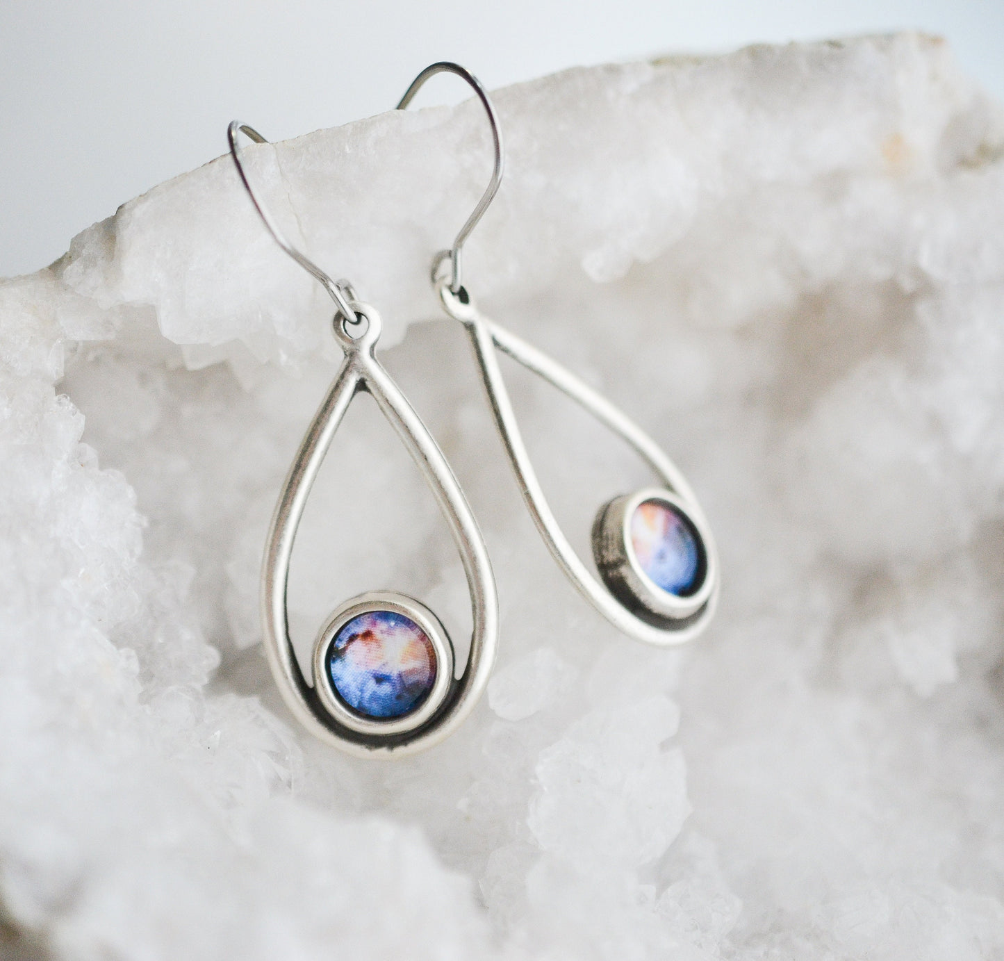 Galaxy Dangle Drop Earrings