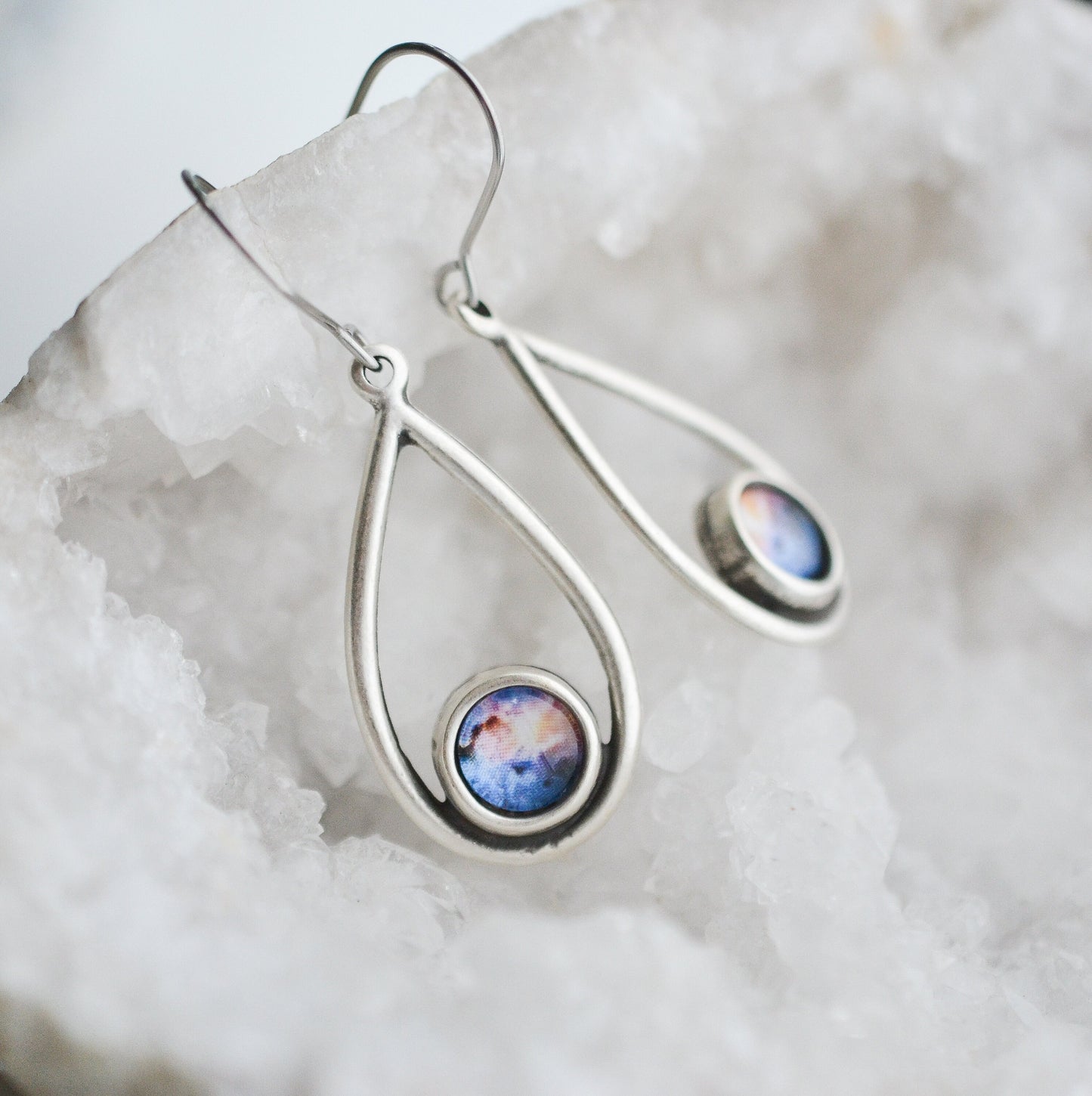 Galaxy Dangle Drop Earrings