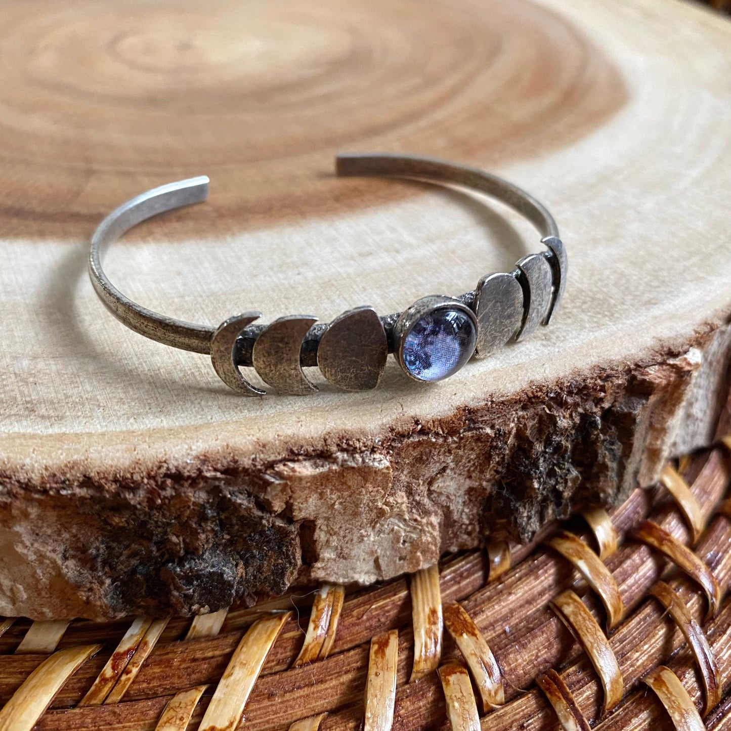 Moon Phase Cuff Bracelet