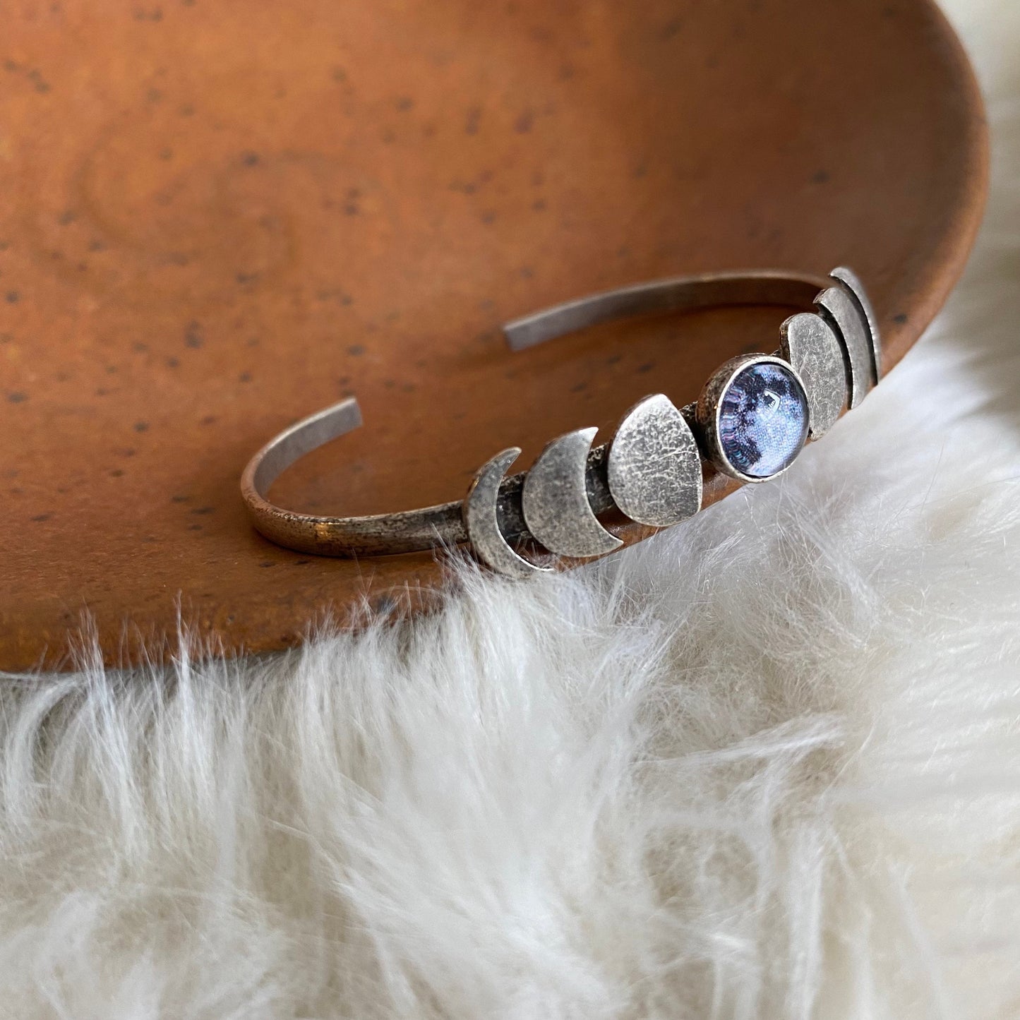 Moon Phase Cuff Bracelet