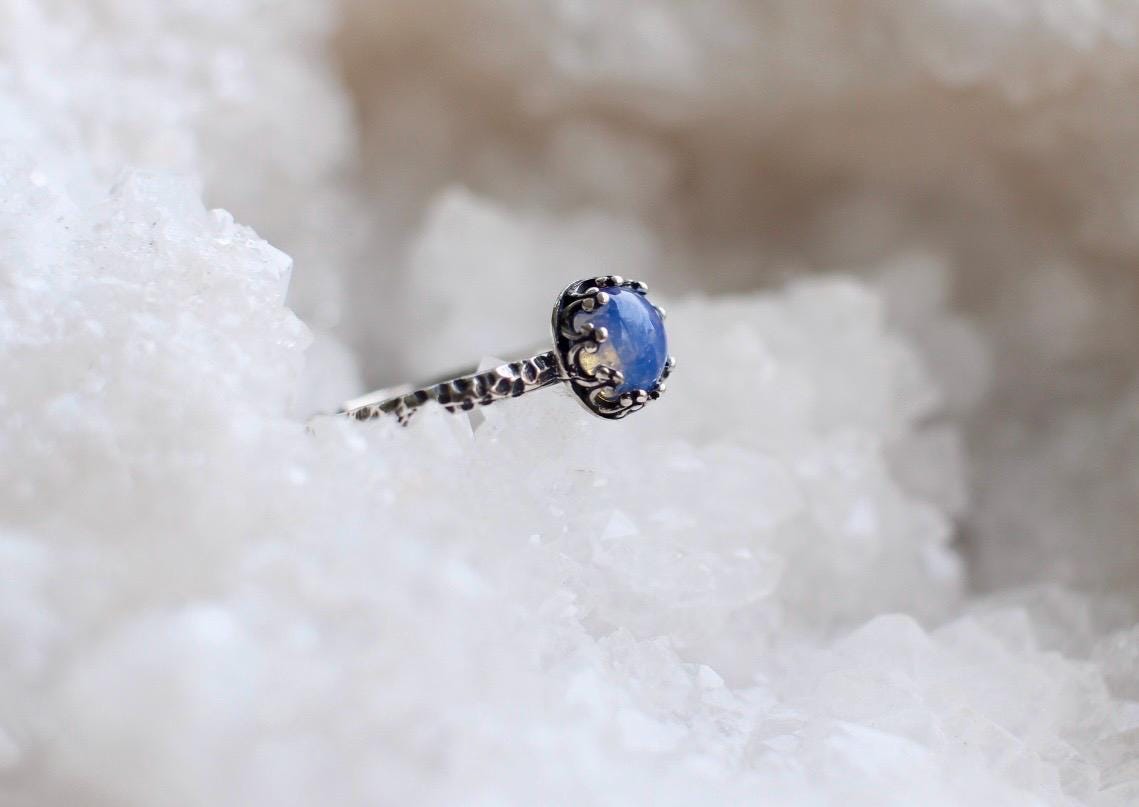 Opalite Dainty Minimalist Stacking Ring