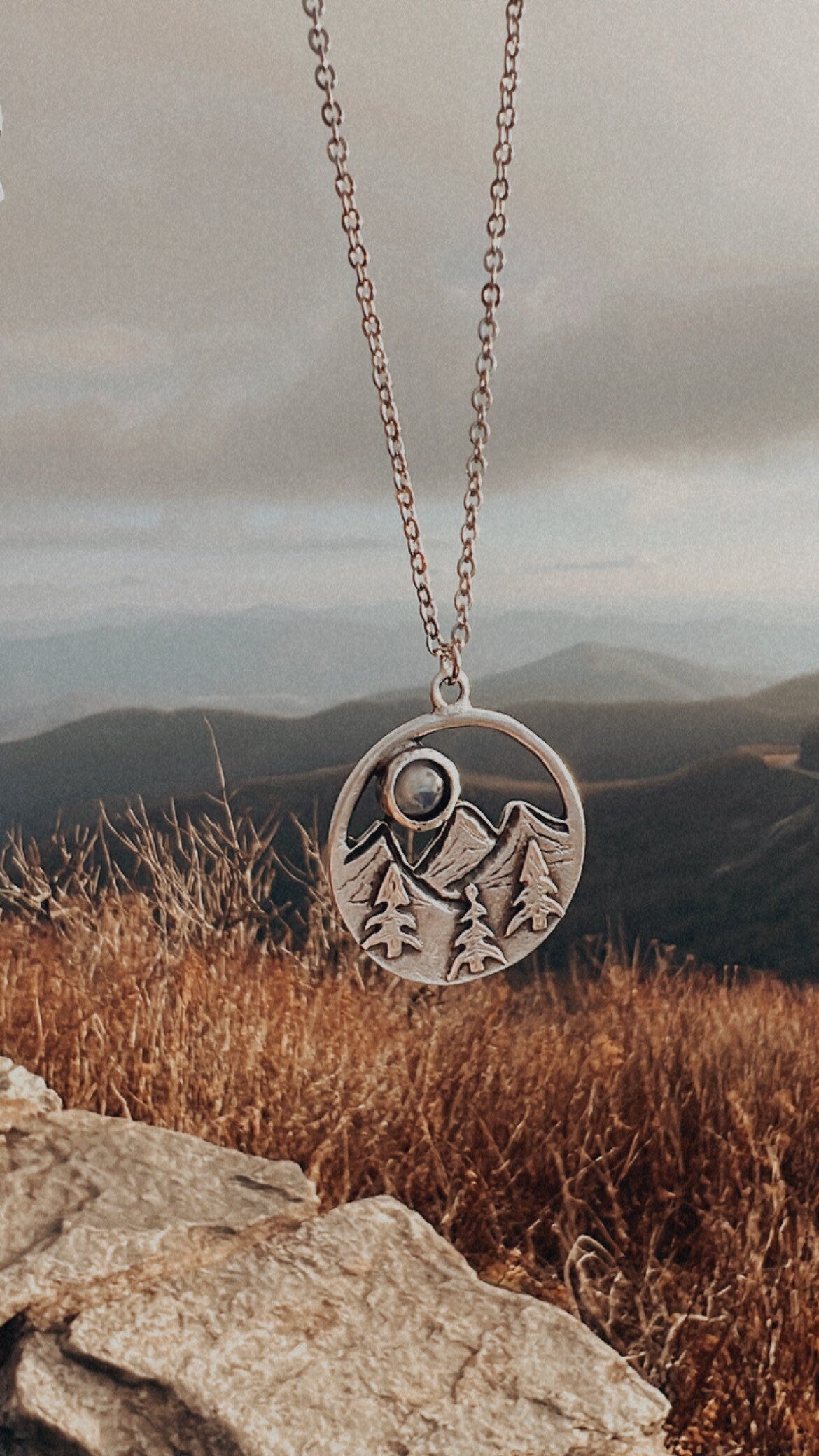Mountain Moonstone Necklace