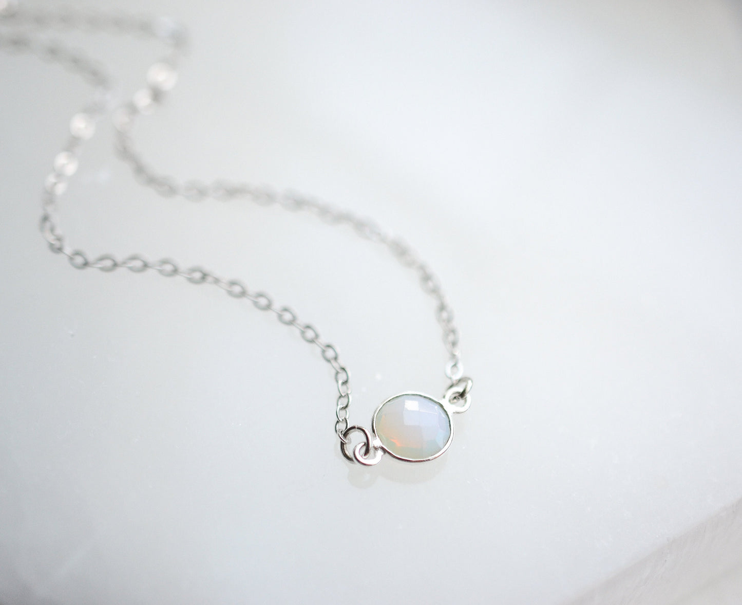Dainty Opalite Choker Necklace