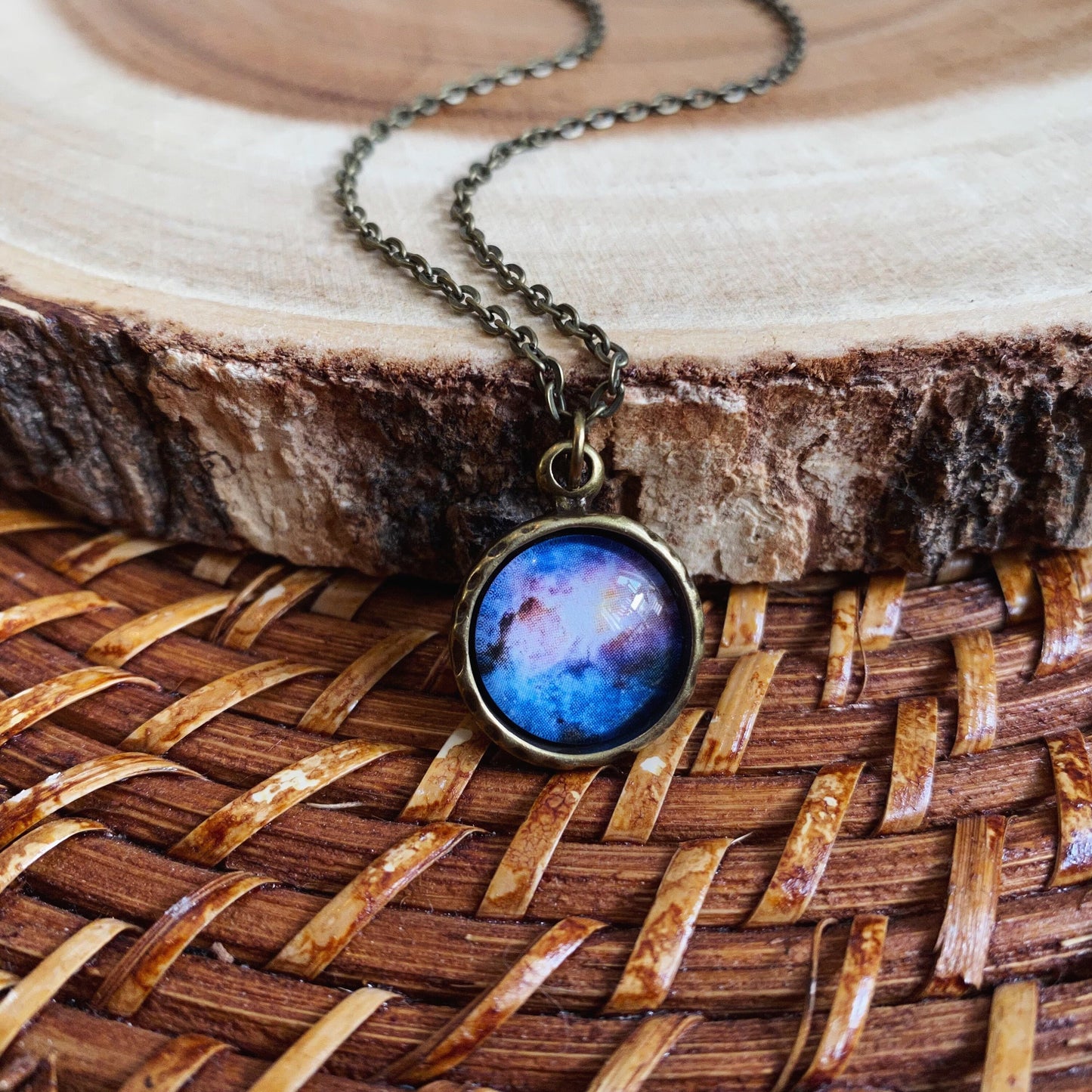 Dainty Galaxy Pendant Necklace