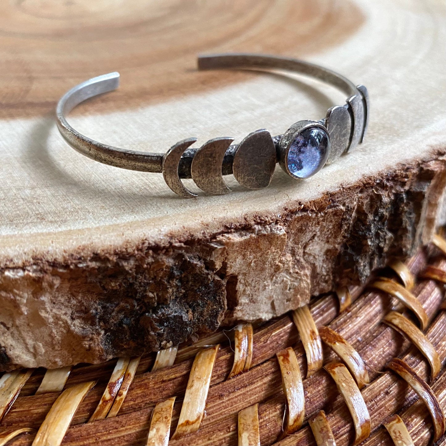 Moon Phase Cuff Bracelet