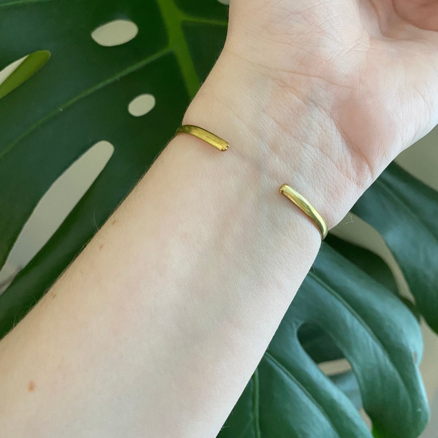Moonstone Sun Cuff Bracelet