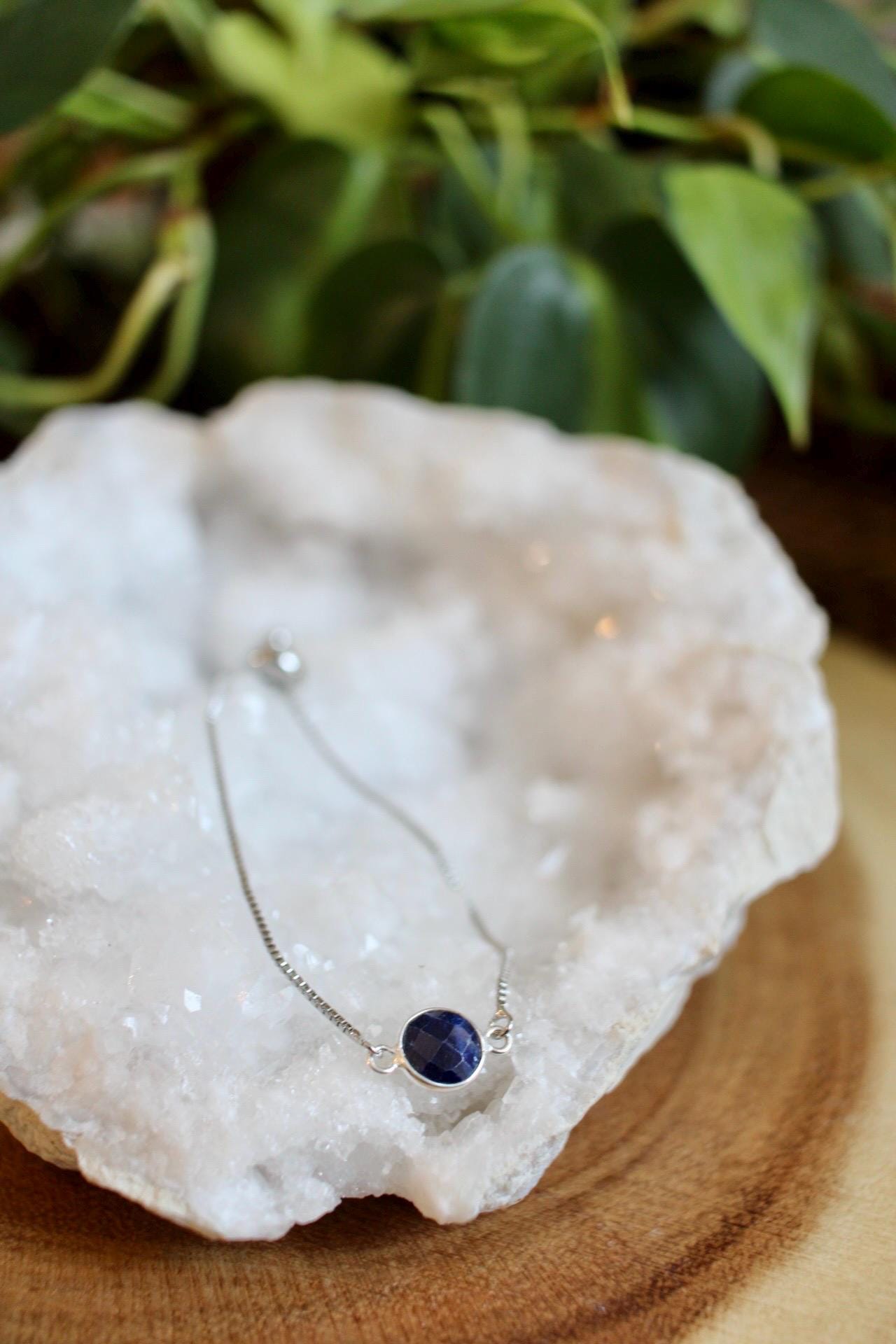 Sapphire Silver Bracelet